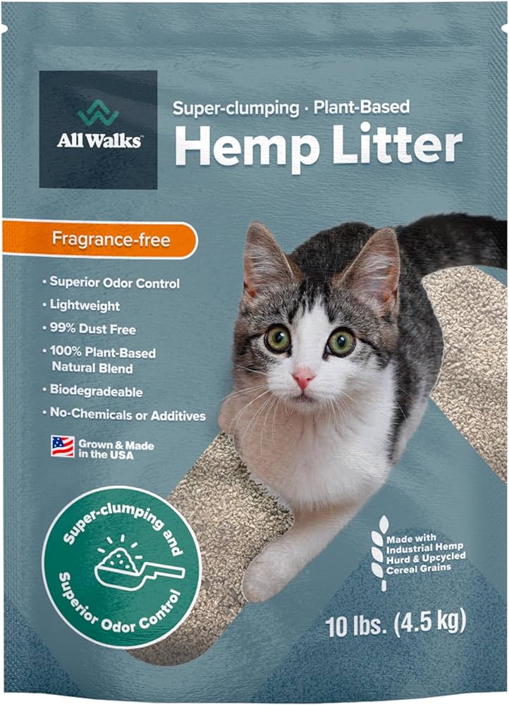 Hemp cat litter best sale