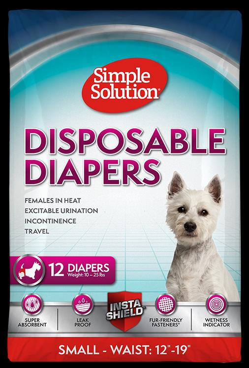 Disposable Dog Diaper 12pk