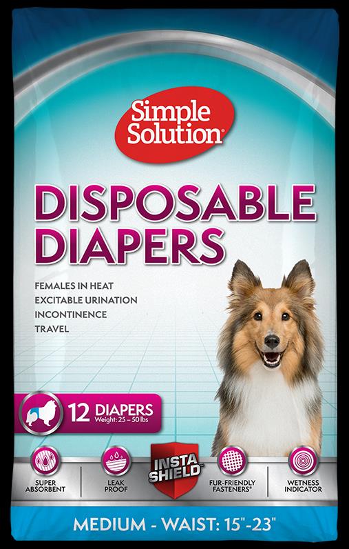 Disposable Dog Diaper 12pk