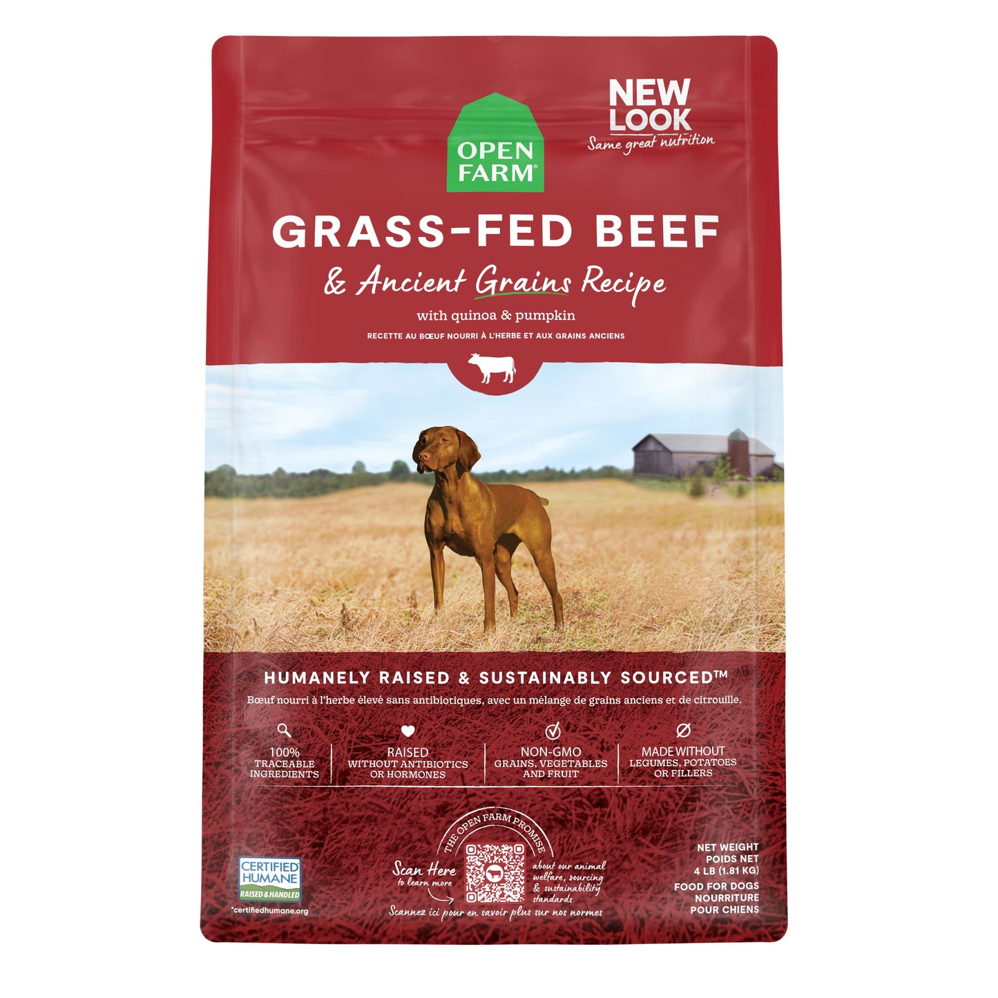 Open Farm Beef Grains Dog Food