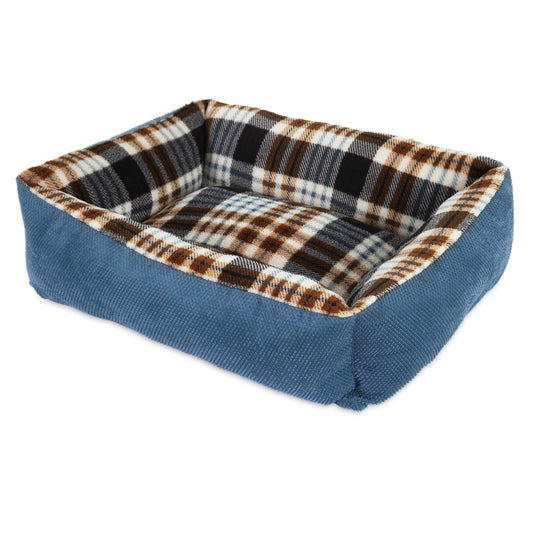 Petmate Aspen Plaid Lounger Bed Assorted