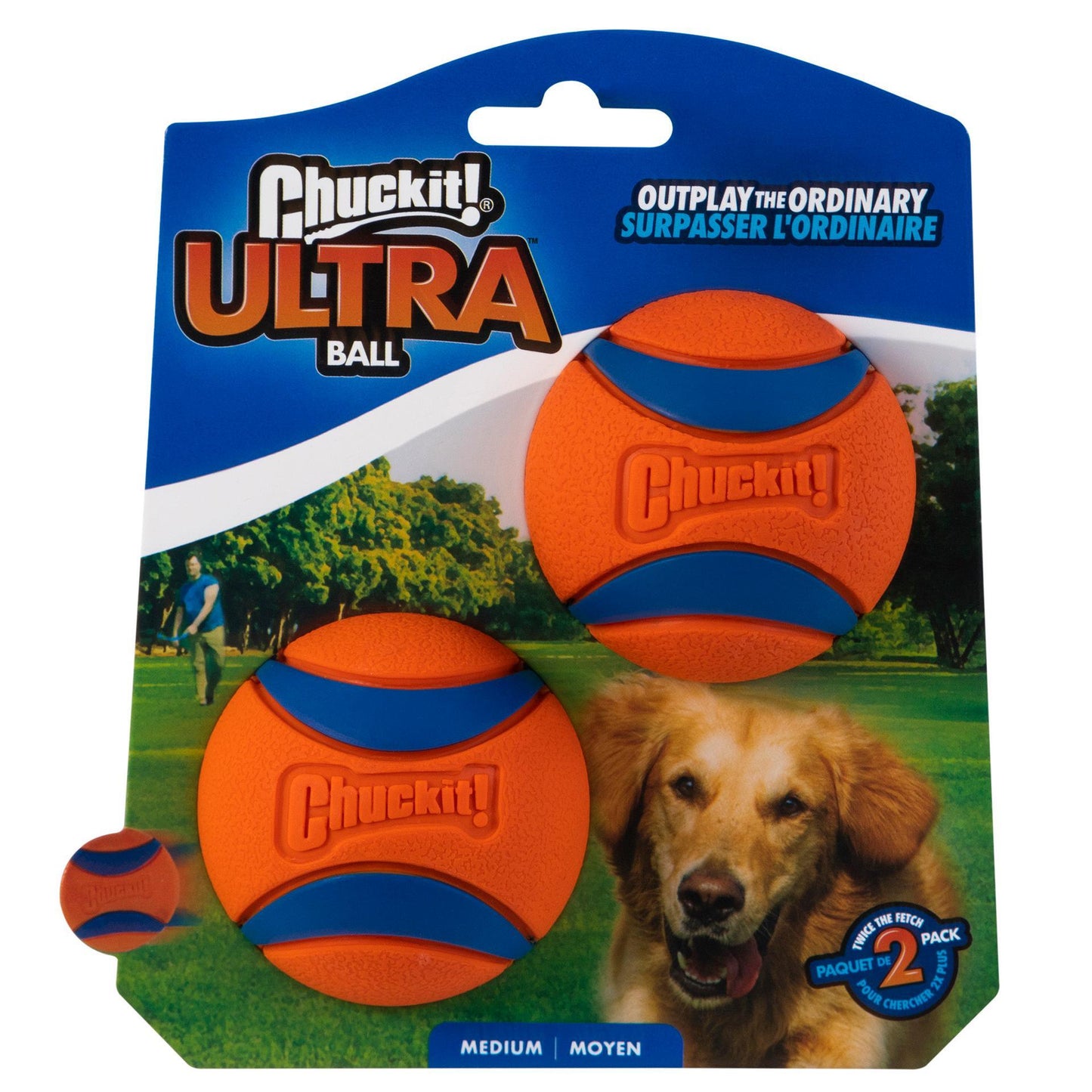 Chuckit Ultra Rubber Balls 2pk