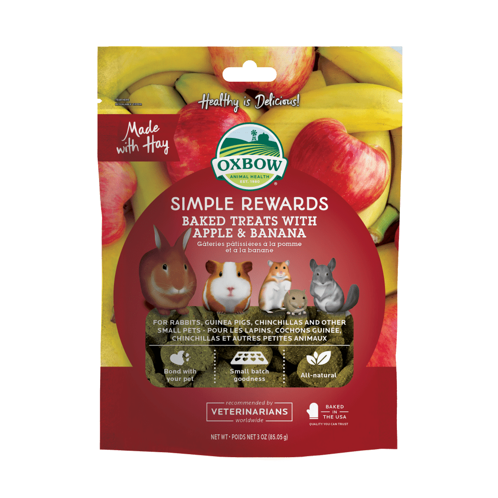 Oxbow Baked Treats w/Apple & Banana