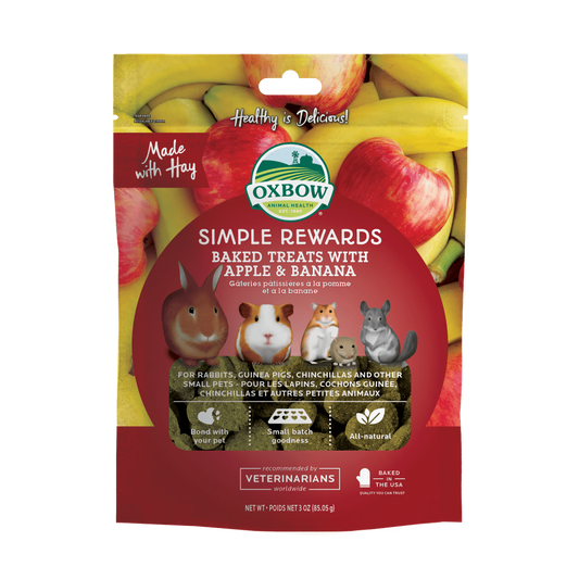Oxbow Baked Treats w/Apple & Banana