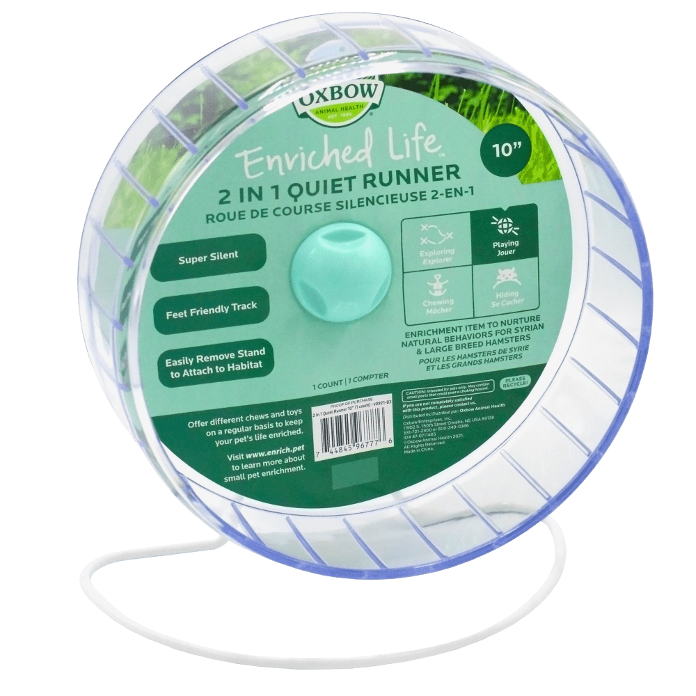 Oxbow Enriched Life Quiet Exercise Wheel