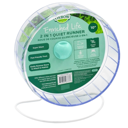 Oxbow Enriched Life Quiet Exercise Wheel