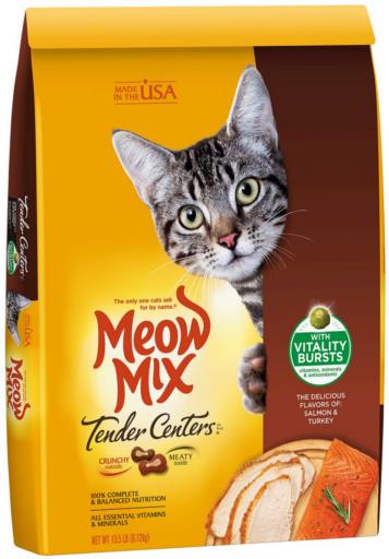 Meow Mix Tender Centers Salmon & Turkey