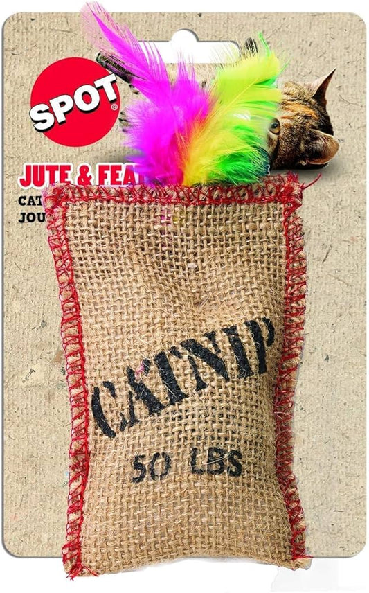 Feather Sack w/Catnip Cat Toy