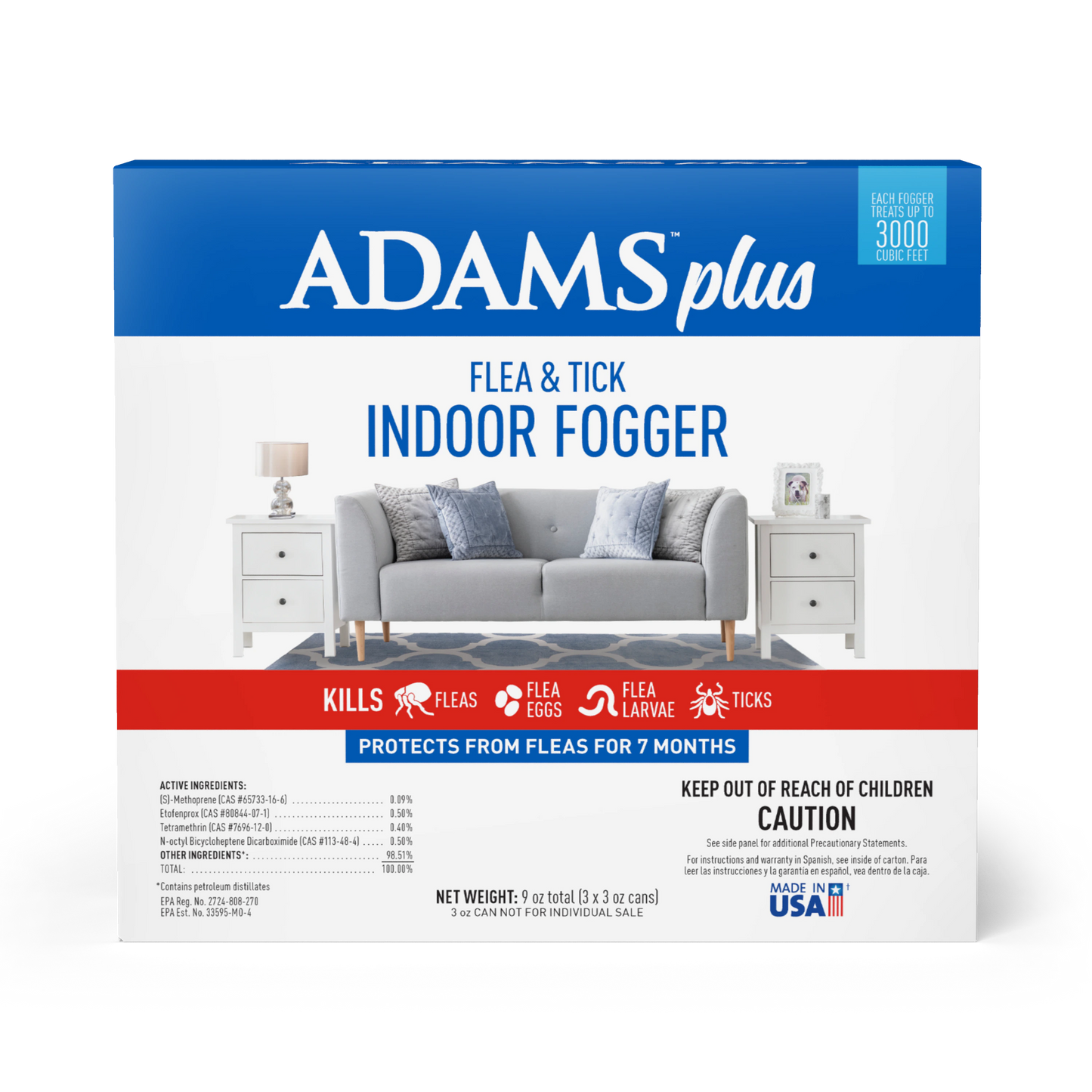 Adams Flea & Tick Room Fogger