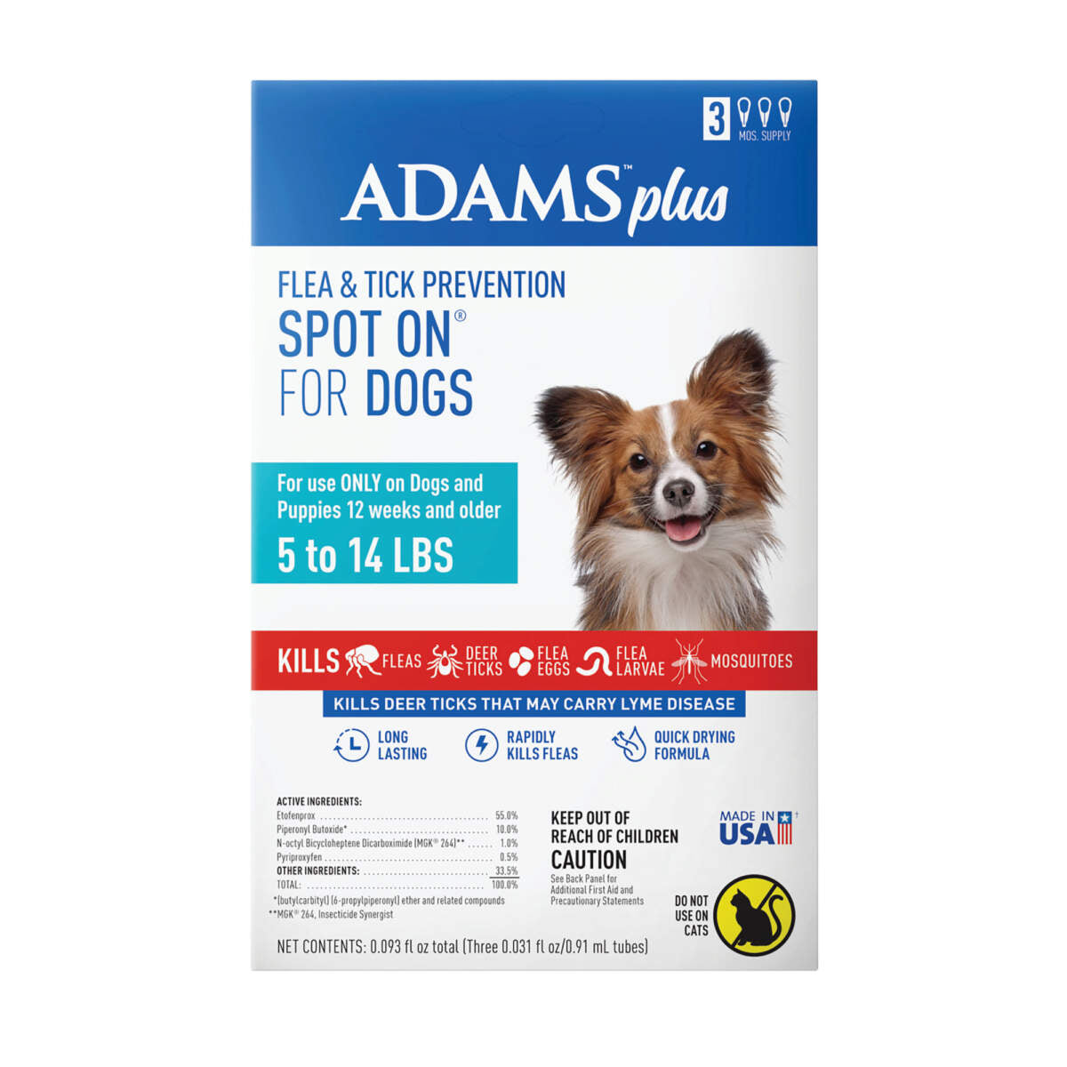 Adams Plus Flea & Tick Spot On Dog