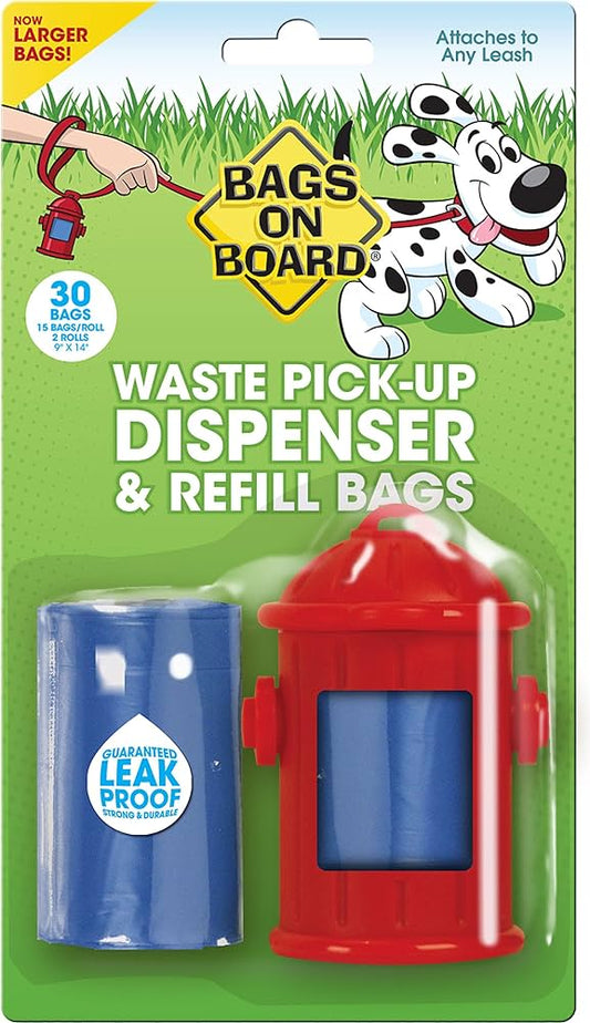 Bags on Board Dispenser-Fire Hydrant 30ct