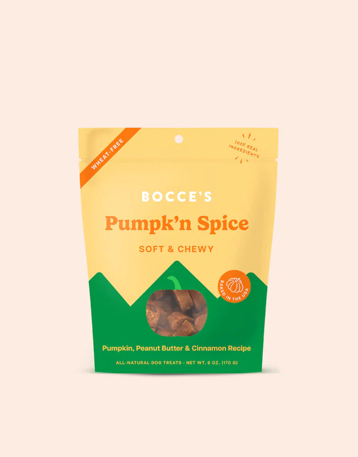 Bocce's Bakery Pumpkin Spice Soft & Chewy Treat