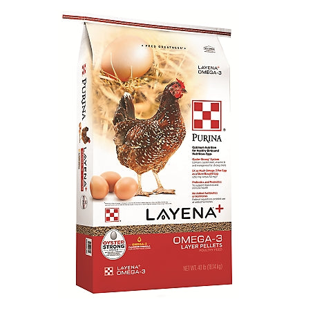 Purina Layena + Omega Poultry Layer