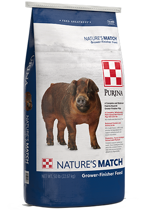 Purina Nature's Match Pig Grower Finisher