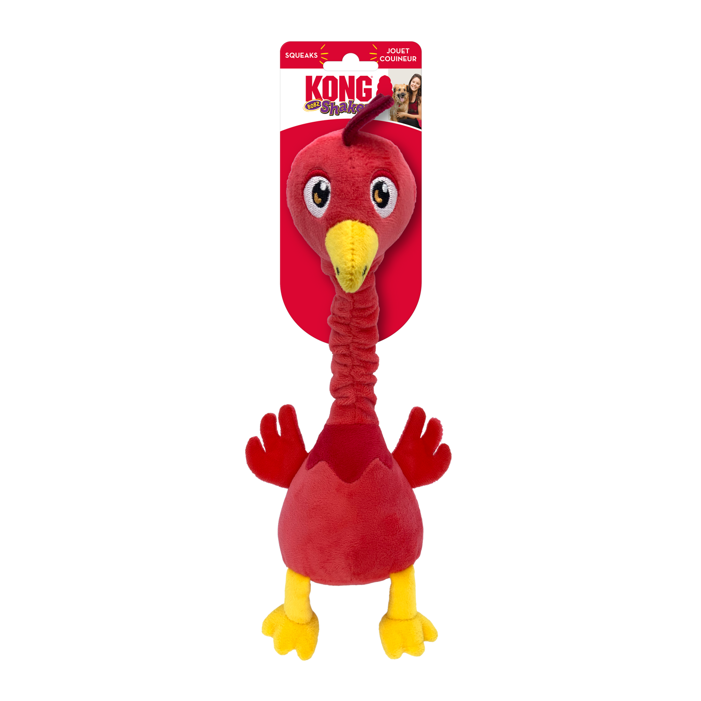 Kong Shakers Bobz Rooster Dog Toy M