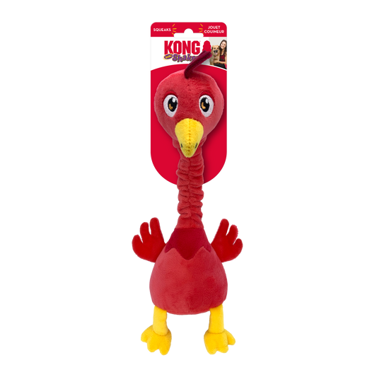 Kong Shakers Bobz Rooster Dog Toy M