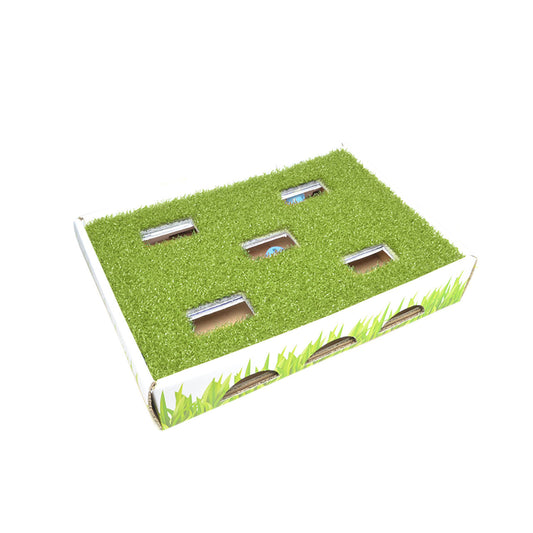 Petstages Grass Patch Hunting Box Environment Cat Toy