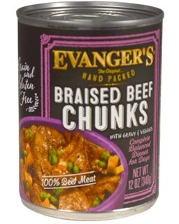 Evangers Dog Braised Beef Chunks