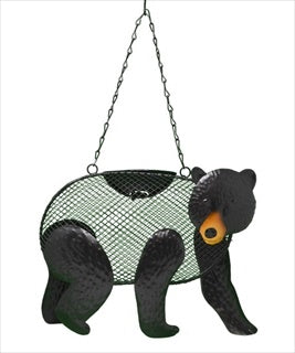 Black Bear Mesh Wild Bird Feeder