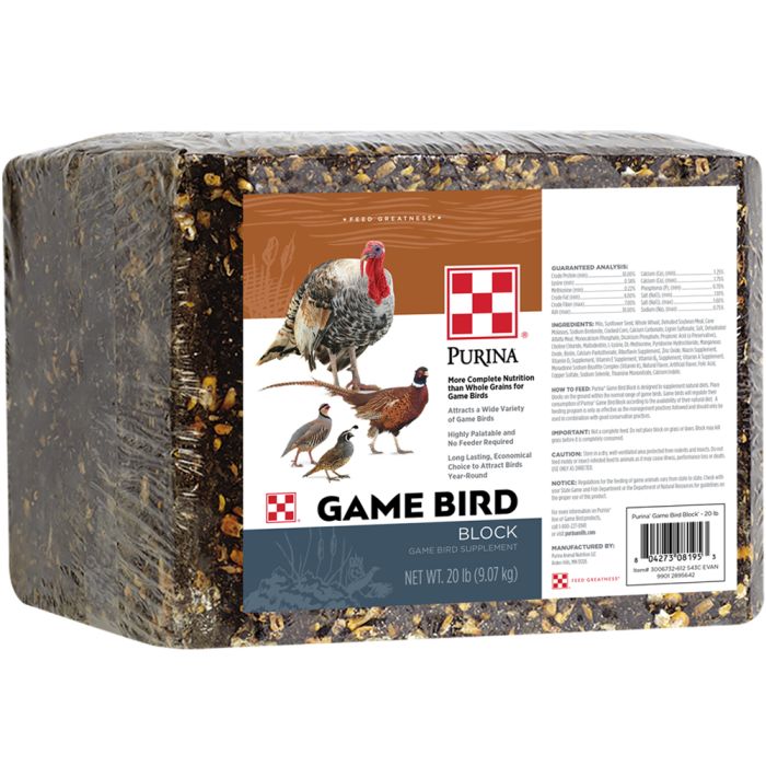 Purina Game Bird Block